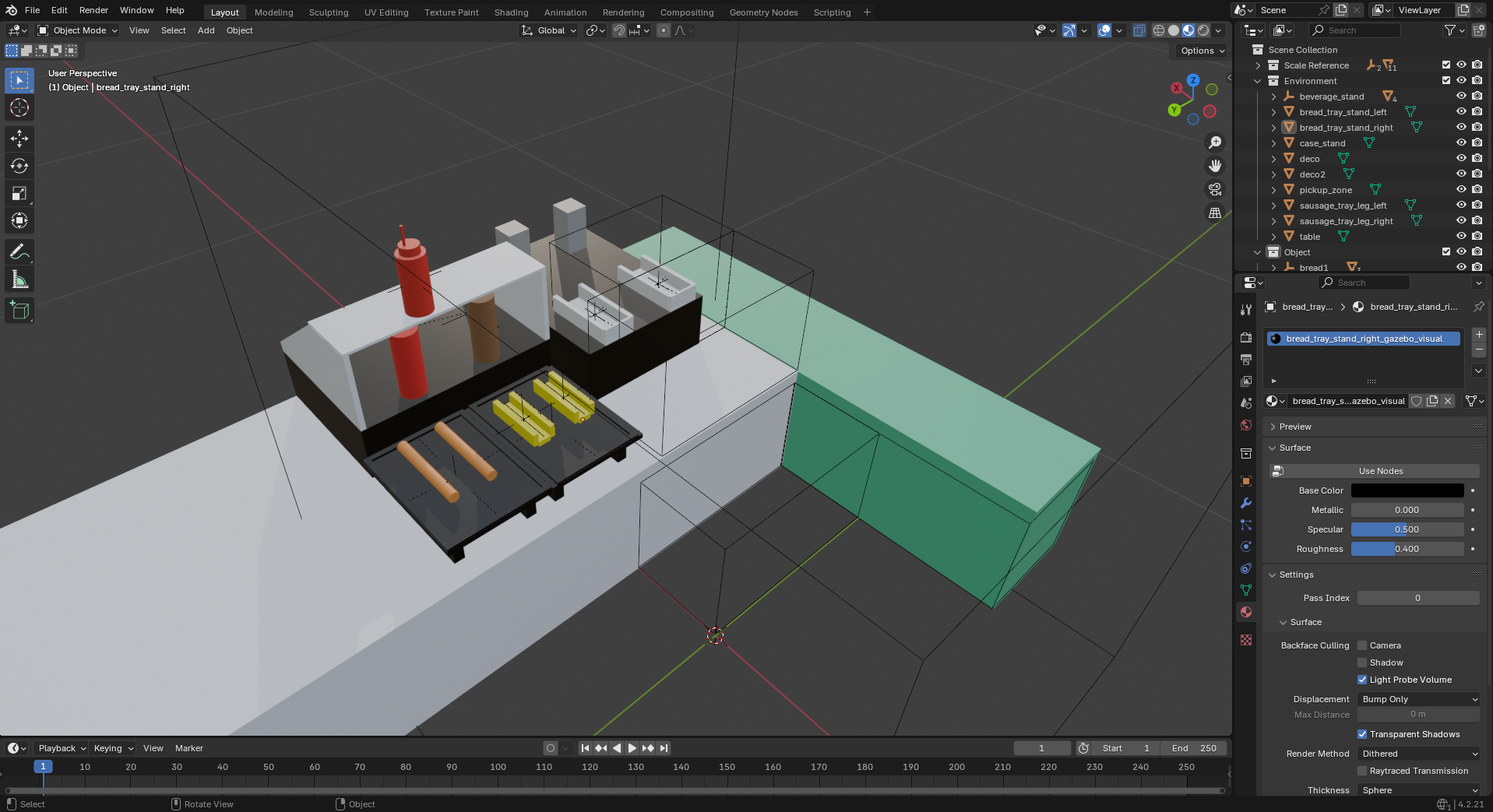 Blender 제조 월드 모델링